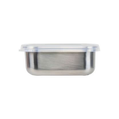 kleine quadratische Edelstahldose Square Small - 450ml