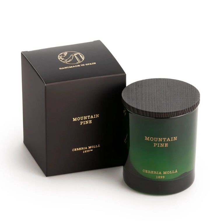 winterliche Duftkerze - Mountain Pine