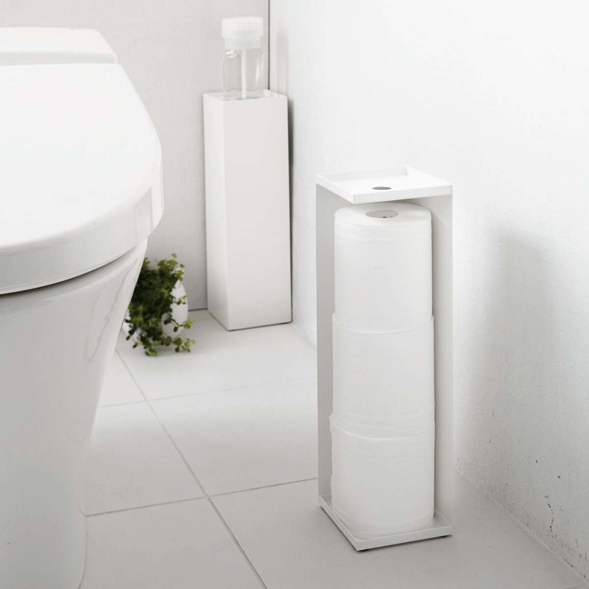 TOWER Toilettenpapierhalter - Weiß Toilettenpapierhalter