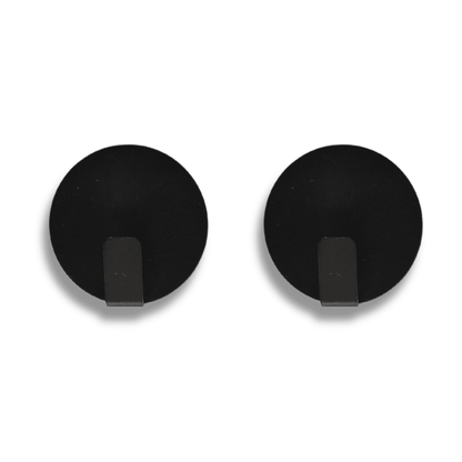 Küchenmagnet mit Haken - schwarz