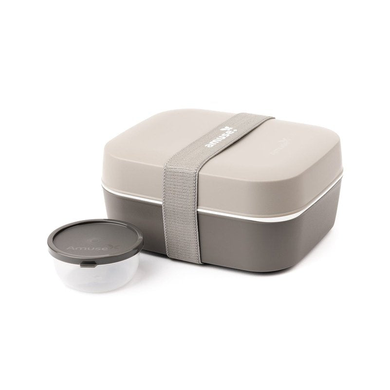 Amuse - farbige Lunchbox 3-in-1 Grey