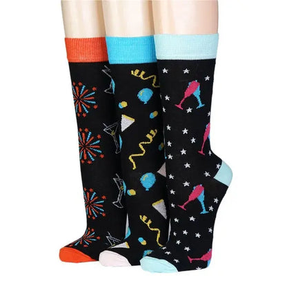 Geschenkpackung mit 3 Paar Socken - Party - Socken - Urban Eccentric | Waya