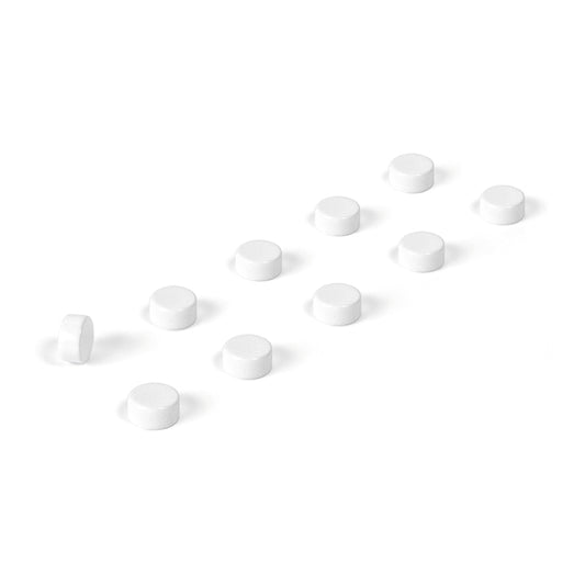 Trendform - kleine Knopfmagnete Steely 10er Set - weiß