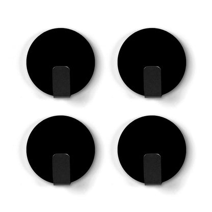 schwarze Magnete mit Stahlhaken - 4er Set - Trendform - Magnet | Waya