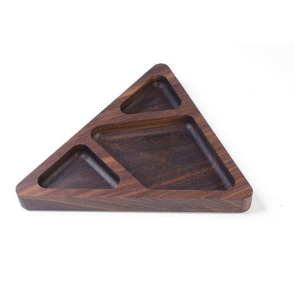 Tablett aus Walnussholz - Dreieck - Tablett - Third Eye Creation Company | Waya