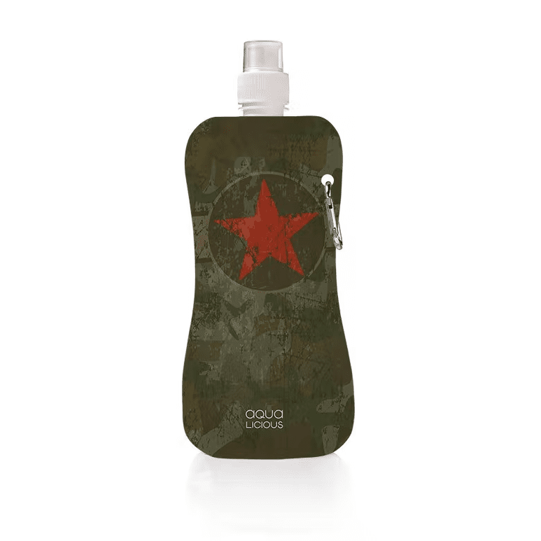 Wasserflasche 450ml - Army Aqua-licious Wasserflaschen Waya