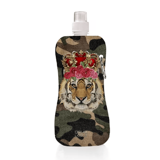 wiederverwendbare Wasserflasche BPA-frei 450ml - Tiger Rose