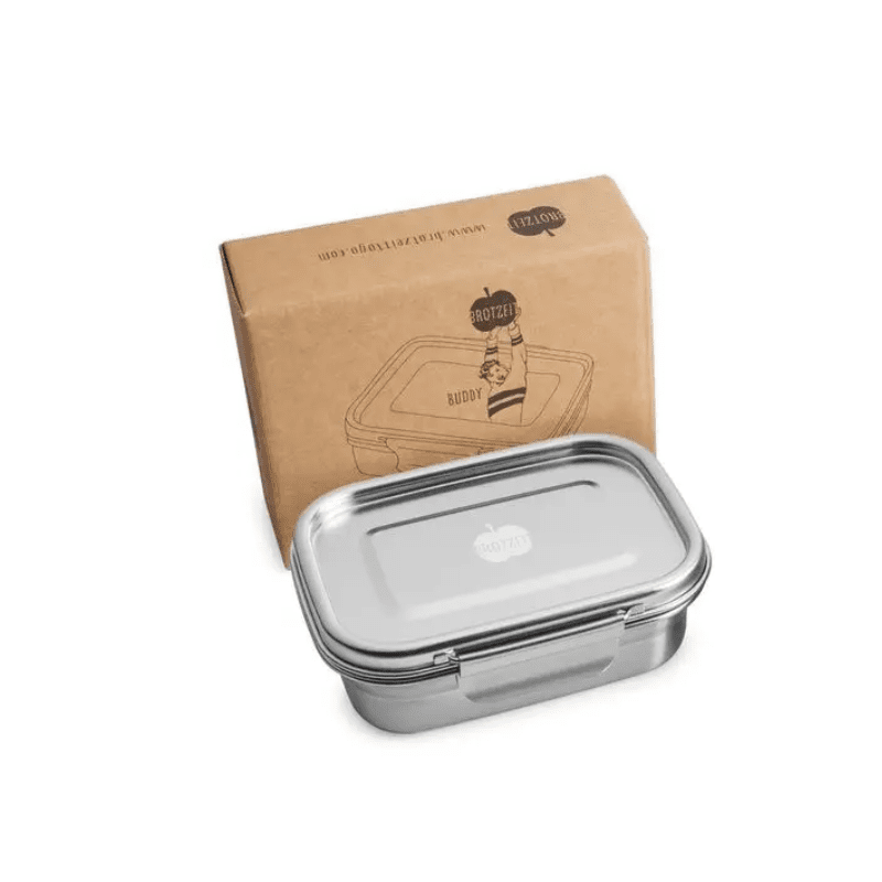 dichte Brotdose Jausenbox aus Edelstahl - Buddy Lunchbox Brotzeit