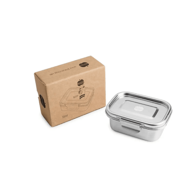 dichte Brotdose Jausenbox aus Edelstahl - Buddy Lunchbox Brotzeit