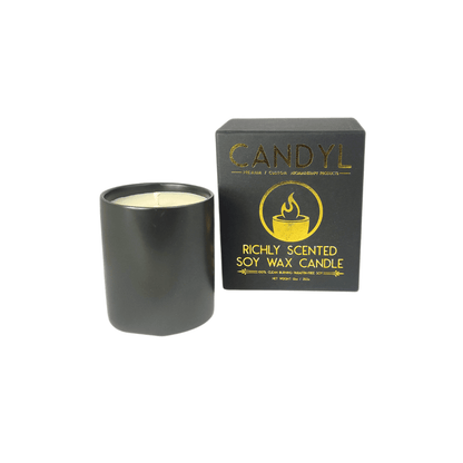Sojawachs Kerze schwarz - Midnight Voyage - Kerze - Candyl | Waya