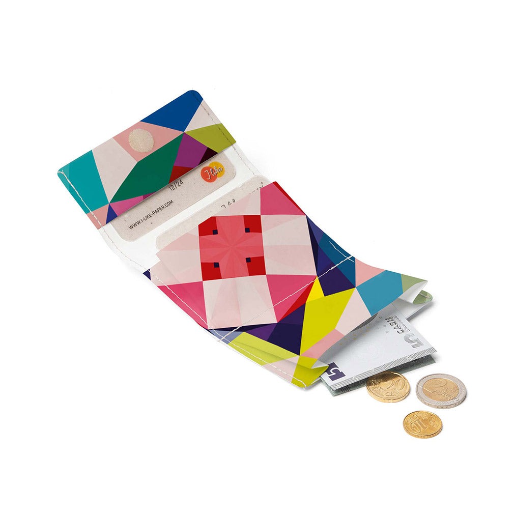 Faltgeldbörse - Geometrical3 - Handtaschen, Geldbörsen & Etuis - I like paper | Waya