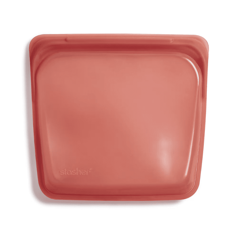 Wiederverwendbare Stasher Bag in Terrakotta aus Silikon